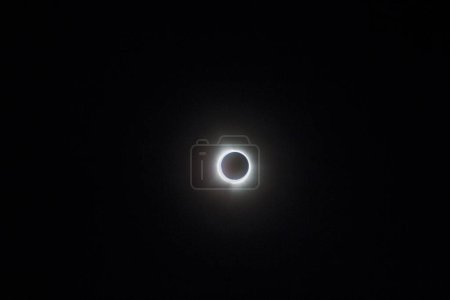 Foto de Eclipse Solar Total, Visto desde Dublin, Ohio, Abril 8, 2024 - Imagen libre de derechos