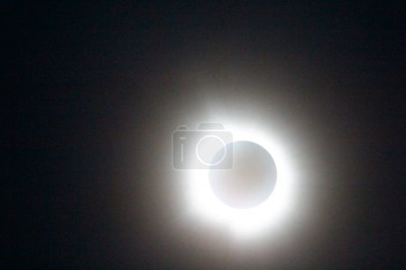 Foto de Eclipse Solar Total, Visto desde Dublin, Ohio, Abril 8, 2024 - Imagen libre de derechos