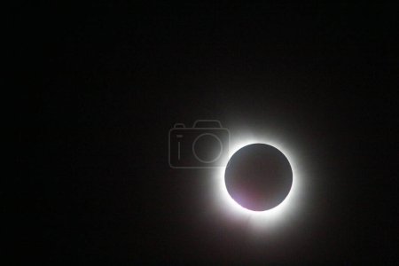 Vista de un Eclipse Solar Total, Visto desde Dublin, Ohio, Abril 8, 2024