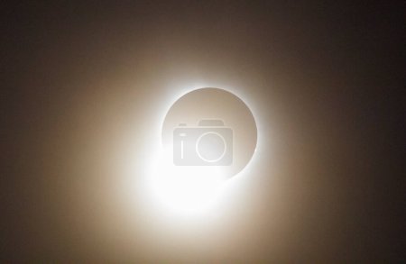 Foto de Vista de un Eclipse Solar Total, Visto desde Dublin, Ohio, Abril 8, 2024 - Imagen libre de derechos