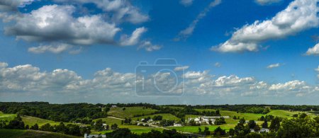 Walnut Creek, Ohio Panorama im Sommer