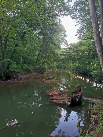Blick auf Simpson Creek, Bridgeport, West Virginia