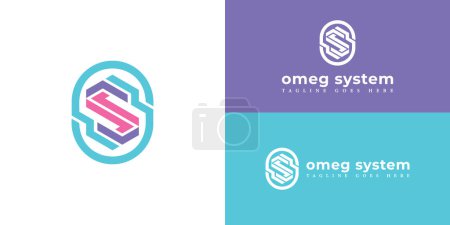 Initial SO or OS Letter Logo Design Vector Template. Monogram and Creative Alphabet S O Letters icon Illustration. Abstract letter OS logo applied for software company logo design inspiration template