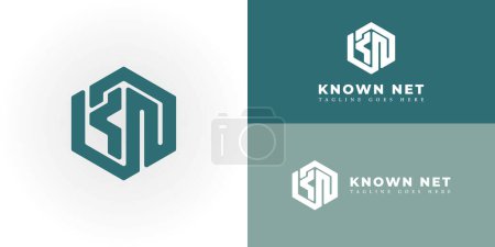 Abstract initial hexagon letter B or BB logo in green color isolated on multiple background colors. The logo is suitable for business and consulting company logo icons to design inspiration templates.