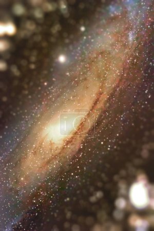 Photo for Andromeda Galaxy, Spiral Galaxy Constellation of Andromeda M31 - Royalty Free Image