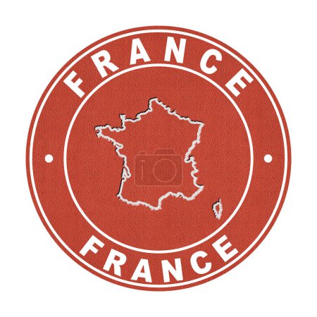 Foto de Mapa de Francia Pista de tenis, Ruta de recorte - Imagen libre de derechos