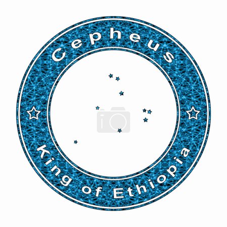 Photo for Cepheus Star Constellation, Cluster of Stars, King Cepheus Constellation - Royalty Free Image