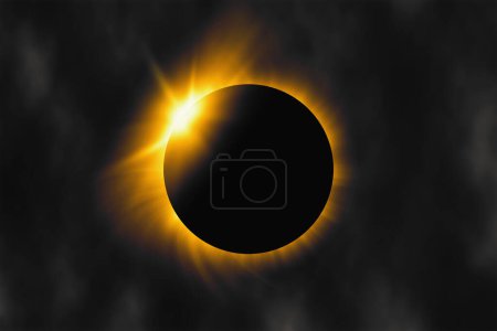 Téléchargez les photos : Eclipse solaire totale 2024, Phénomène astronomique - en image libre de droit