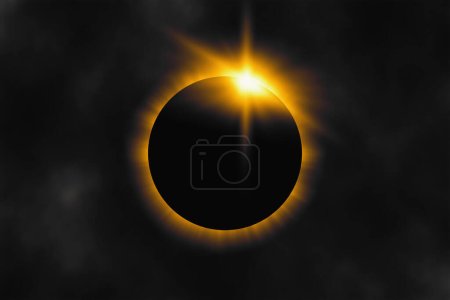 Foto de Eclipse solar total 2024, fenómeno astronómico - Imagen libre de derechos