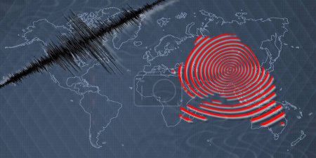 Séisme d'activité sismique Sénégal carte Échelle Richter