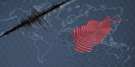 Actividad sísmica terremoto Afganistán mapa escala Richter