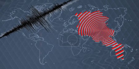 Séisme d'activité sismique Carte Arménie Échelle Richter