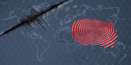 Seismische Aktivität Erdbeben Bouvet Island Karte Richter-Skala