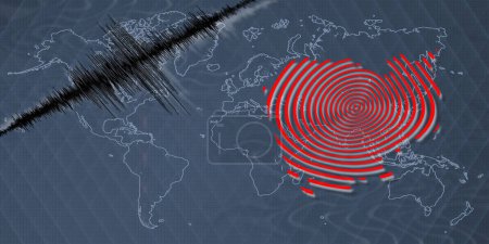 Actividad sísmica terremoto Camboya mapa Richter escala