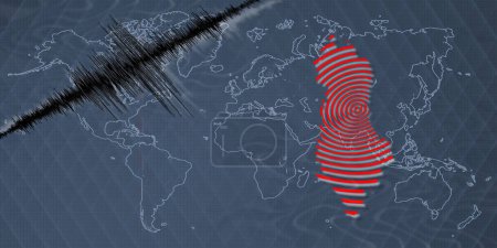 Seismic activity earthquake Albania map Richter scale