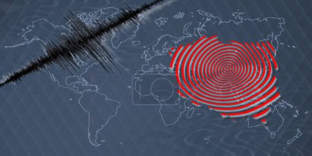 Seismische Aktivität Erdbeben Polen Karte Richter-Skala