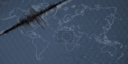 Séisme d'activité sismique Carte de Tokelau Échelle Richter