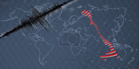 Seismic activity earthquake Bahamas map Richter scale