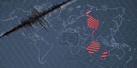Erdbeben Saint Pierre und Miquelon mit seismischer Aktivität auf Richterskala