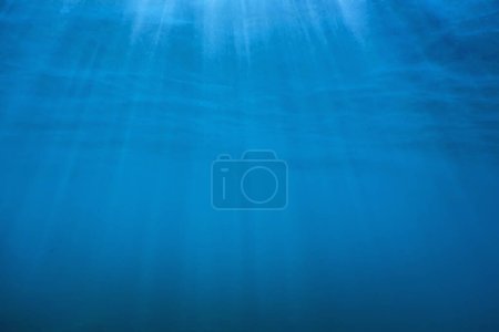 Underwater sea surface, Blue background, waves background
