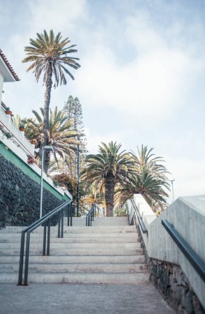 Téléchargez les photos : Escaliers en Santa Cruz de Tenerife, Espagne - en image libre de droit