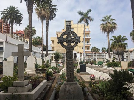 Photo for Puerto de la Cruz cemetery, Tenerife, the Canary Island, Spain, Europe - Royalty Free Image