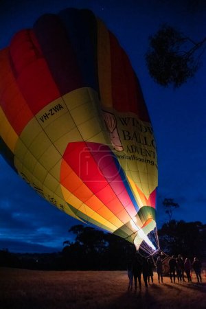 Photo for Northam, WA - Australia 11-15-2020 Hot Air Ballooning is an exhilarating adventure, where you float with the breeze in the air at Northam WA - Royalty Free Image