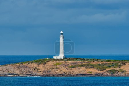 Téléchargez les photos : Augusta, WA - Australie 12-10-2022 Le phare de Cape Leeuwin s'est dressé majestueusement comme sentinelle pour aider à protéger la navigation au large de la côte sud-ouest traîtresse des AP à Augusta - en image libre de droit