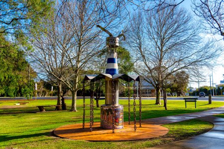 Photo for Busselton, WA - Australia 07-26-2022. Rotary Park is located at the entrance to Busselton and provides shaded BBQ areas and an enclosed playground, perfect for a picnic or stopover. - Royalty Free Image