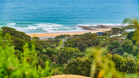The beautiful village of Apollo Bay and it's beaches located at the foothills of the Otways.