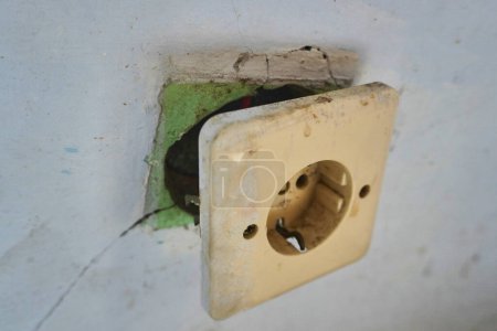 Electrical socket, household electrical equipment