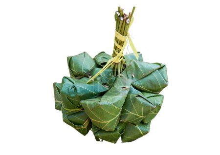 Tape ketan es un típico producto alimenticio fermentado indonesio hecho de arroz pegajoso.