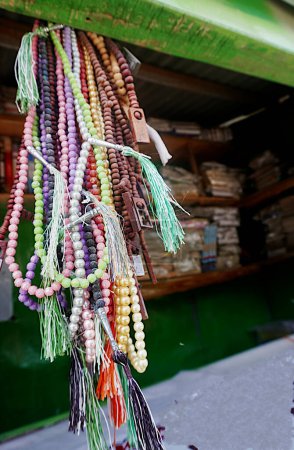 Prayer beads are a counting tool in the worship of various religious communities