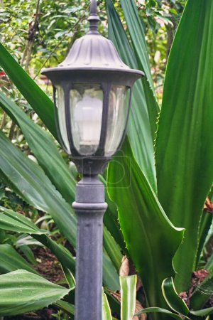 Hermosas lámparas de jardín con valor artístico