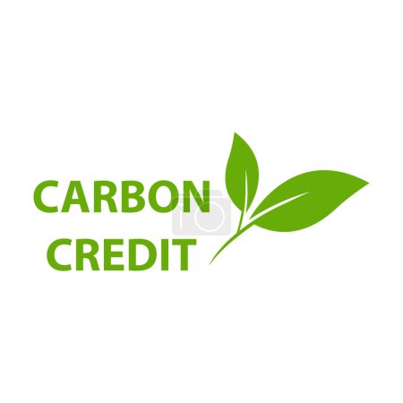 Carbon credit icon vector for graphic design, logo, website, social media, mobile app, UI illustration.