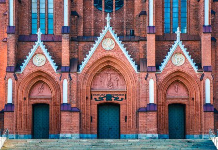 Gotische Kathedrale der Wiedergeburt der Jungfrau Maria in Bialystok, Polen