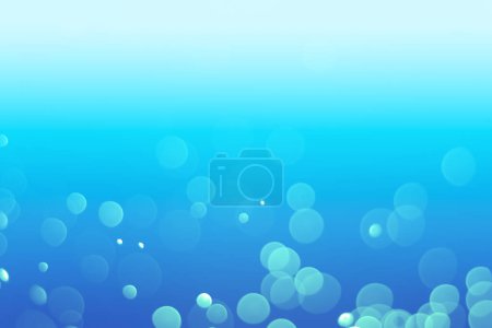 Foto de Burbujas azules fondo bokeh difuminación fondo gradiente hermoso brillo - Imagen libre de derechos