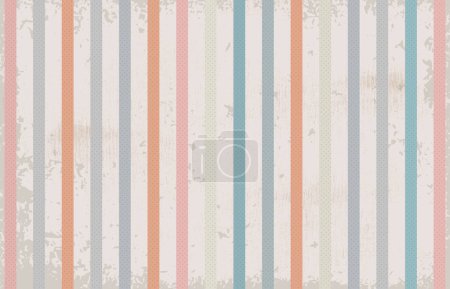 Photo for Soft colored retro style background with colorful vertical stripes - Royalty Free Image