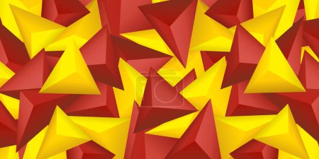 Téléchargez les photos : Galatasaray football club colors. Yellow and red triangular texture background. - en image libre de droit