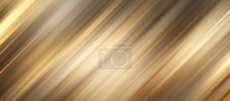 Photo for Shiny background with 3d diagonal stripes in golden yellow and black color. Luxury style decorative texture. - Royalty Free Image