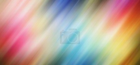 Photo for Abstract image of brightly colored diagonal lines. Blurred multicolor background for graphic design, banner, texture, poster. - Royalty Free Image