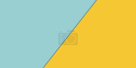 Foto de Papeles de cartón de color pastel amarillo y azul. - Imagen libre de derechos