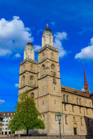 Foto de Catedral de Grossmunster en Zurich, Suiza - Imagen libre de derechos