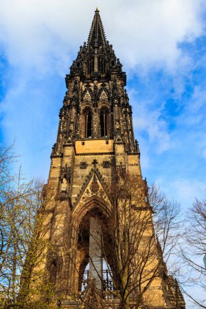 Photo for St. Nicholas Church in Hamburg, Germany - Royalty Free Image