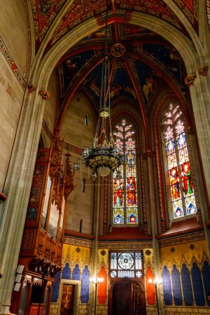 Foto de Interior de la Catedral de San Pedro, Ginebra, Suiza - Imagen libre de derechos