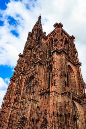 Straßburger Münster oder die Kathedrale unserer Lieben Frau von Straßburg in Straßburg, Frankreich