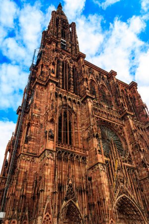 Strasbourg Cathedral or the Cathedral of Our Lady of Strasbourg in Strasbourg, France