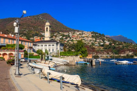 View of Cernobbio, beautiful small town on Lake Como, Lombardy, Italy