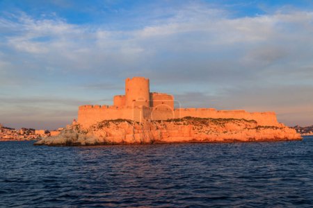 View of Chateau d'If (If castle), a former royal prison, in Marseille, France