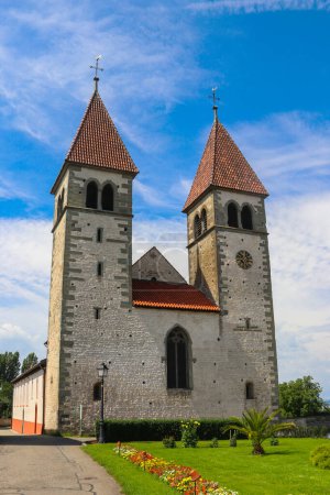 Basílica de los Santos. Pedro y Pablo en la isla de Reichenau, Lago Constanza, Baden-Wuerttemberg, Alemania